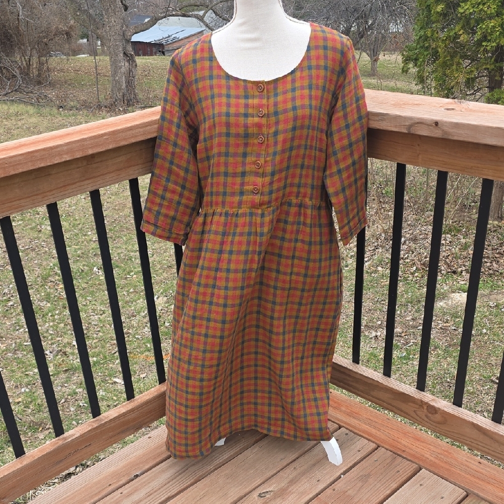 Pyne & Smith Midi Dress, Size Large